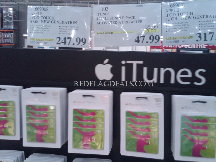 Costco Has Apple's iTunes Gift Cards on Sale for 20% Off Again • iPhone in  Canada Blog